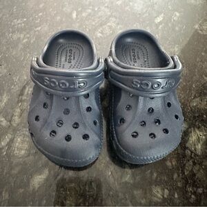 CROCS Kids Navy Blue Clogs